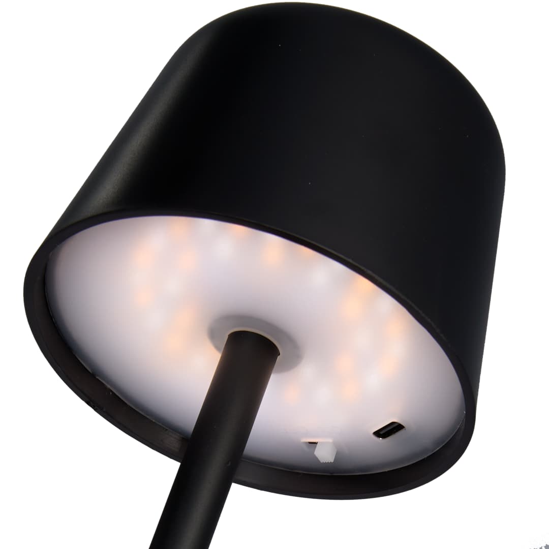 Recycled Mini Rechargeable Desk Lamp - SM-9534 Black