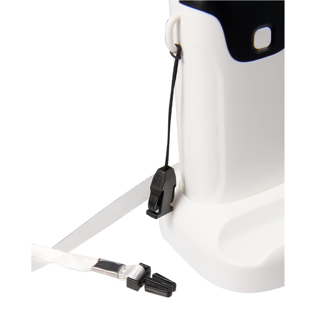 Bullet Rechargeable 100% RABS Personal LED Fan - SM-1412 White