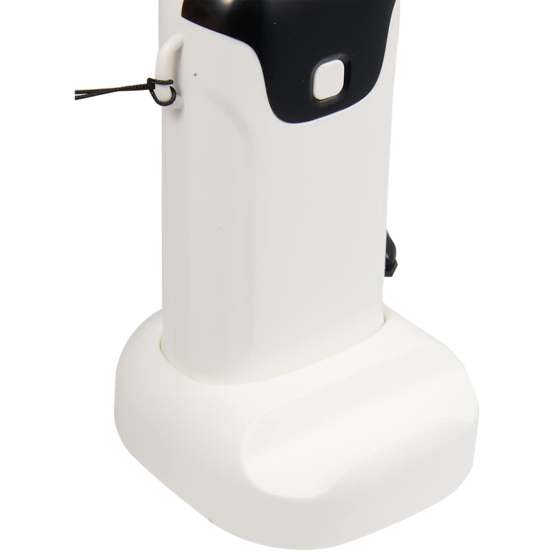 Bullet Rechargeable 100% RABS Personal LED Fan - SM-1412 White