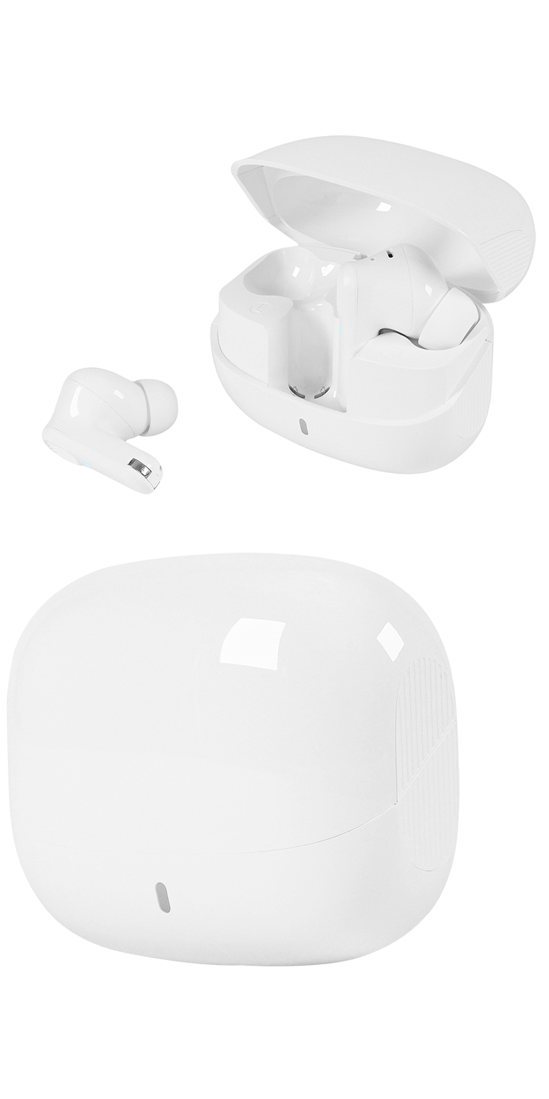 ANC(ACTIVE NOISE CANCALLATION) EARBUDS - EL228 White