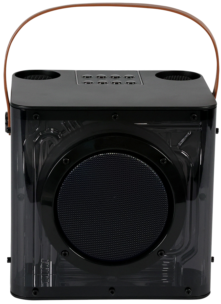 15W Karaoke Wireless Speaker with 2 Mics - EL230 Black