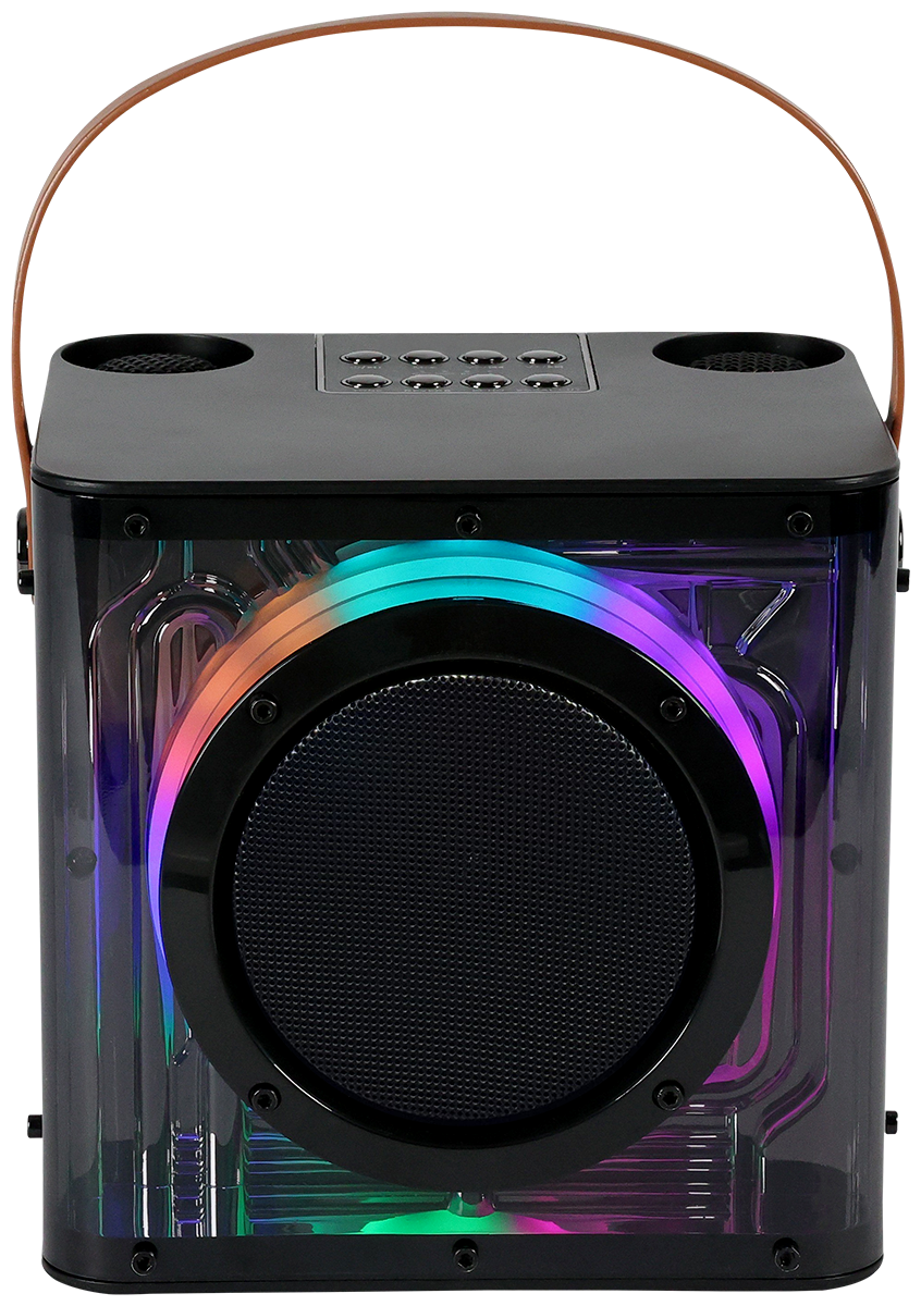 15W Karaoke Wireless Speaker with 2 Mics - EL230 Black