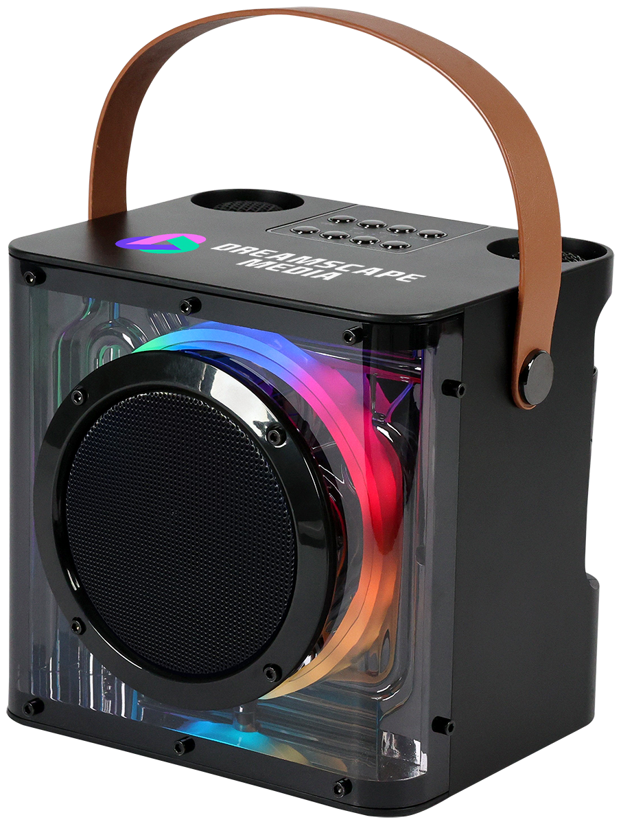 15W Karaoke Wireless Speaker with 2 Mics - EL230 Black