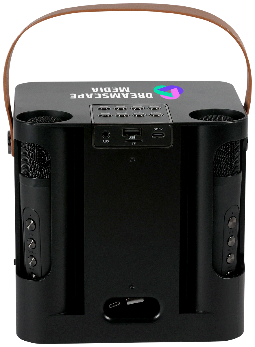 15W Karaoke Wireless Speaker with 2 Mics - EL230 Black