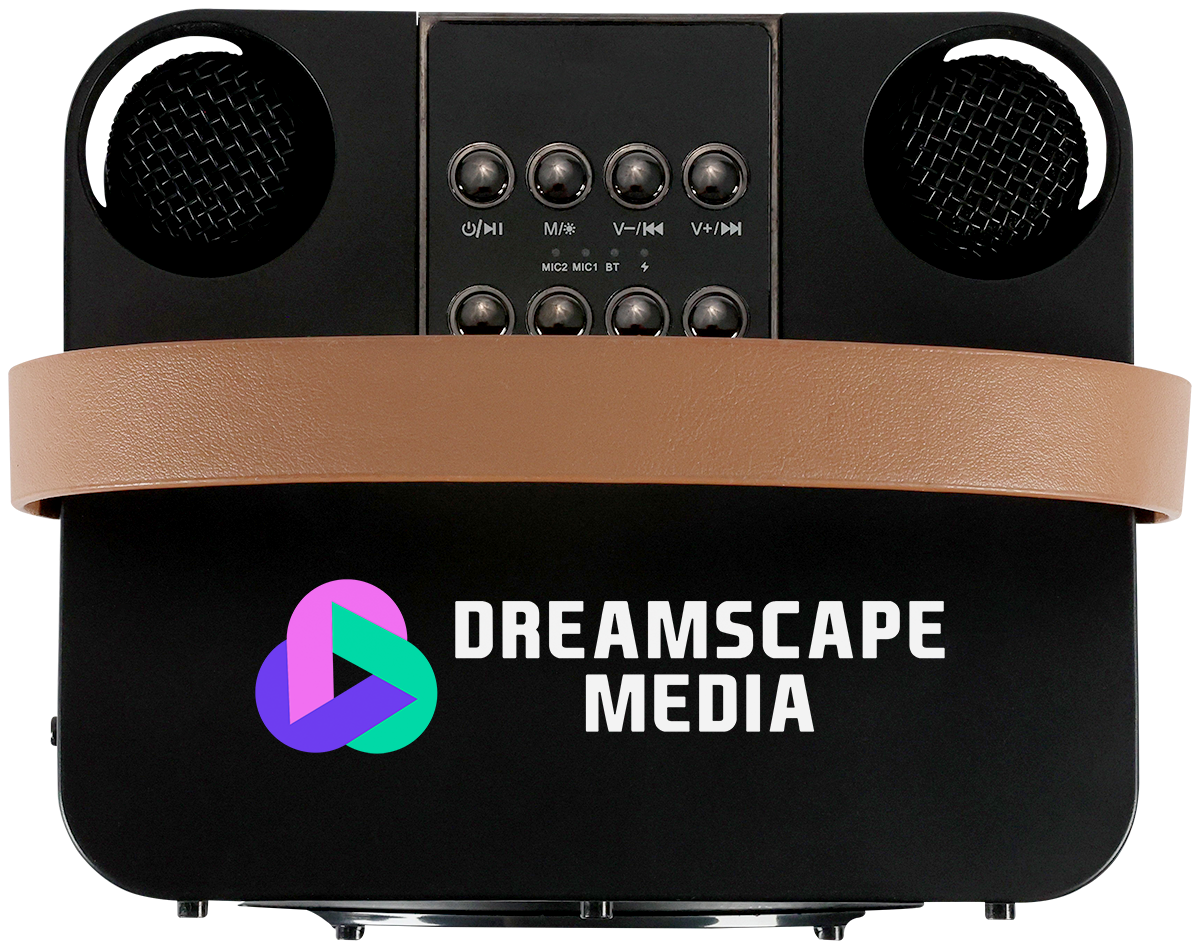 15W Karaoke Wireless Speaker with 2 Mics - EL230 Black