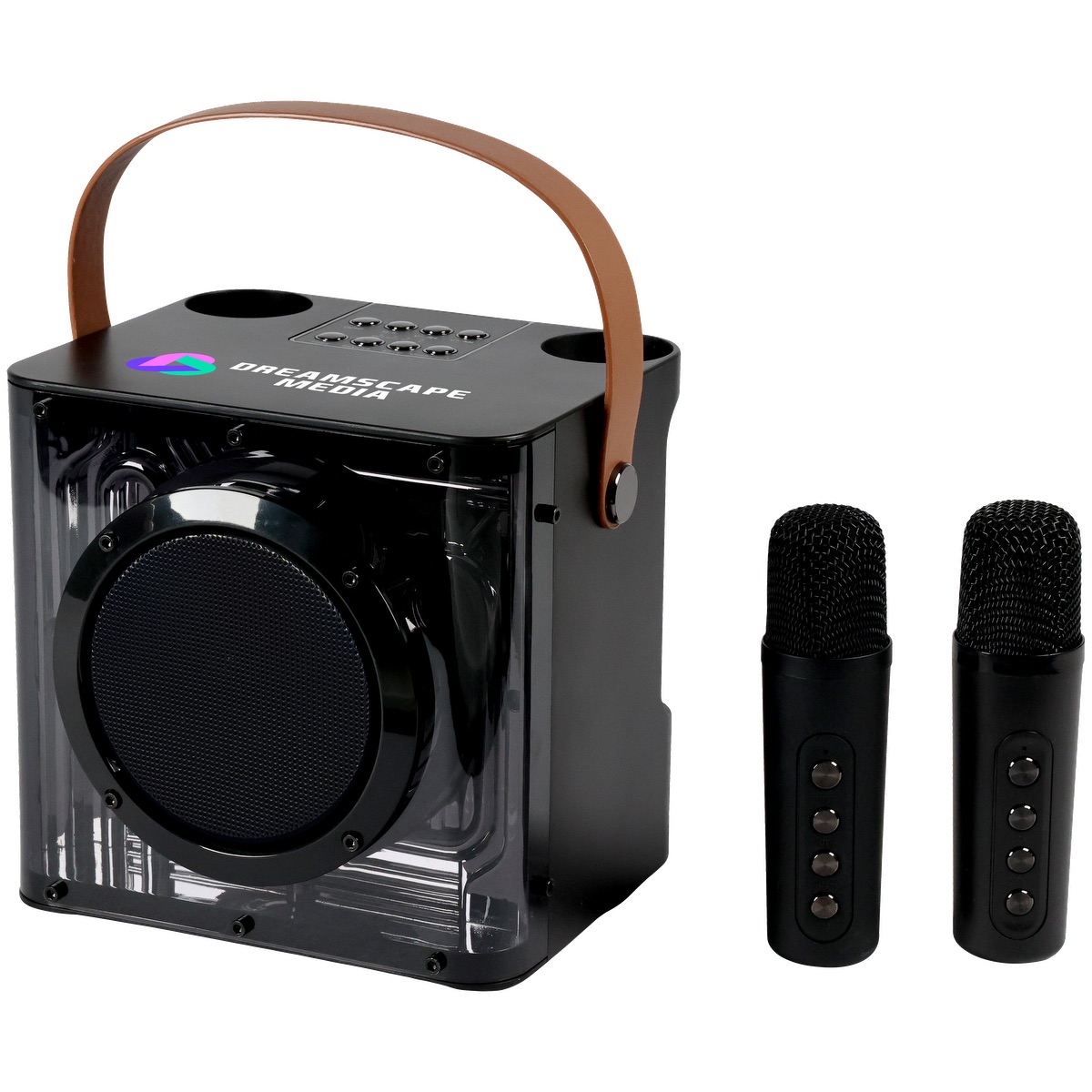 15W Karaoke Wireless Speaker with 2 Mics - EL230 black