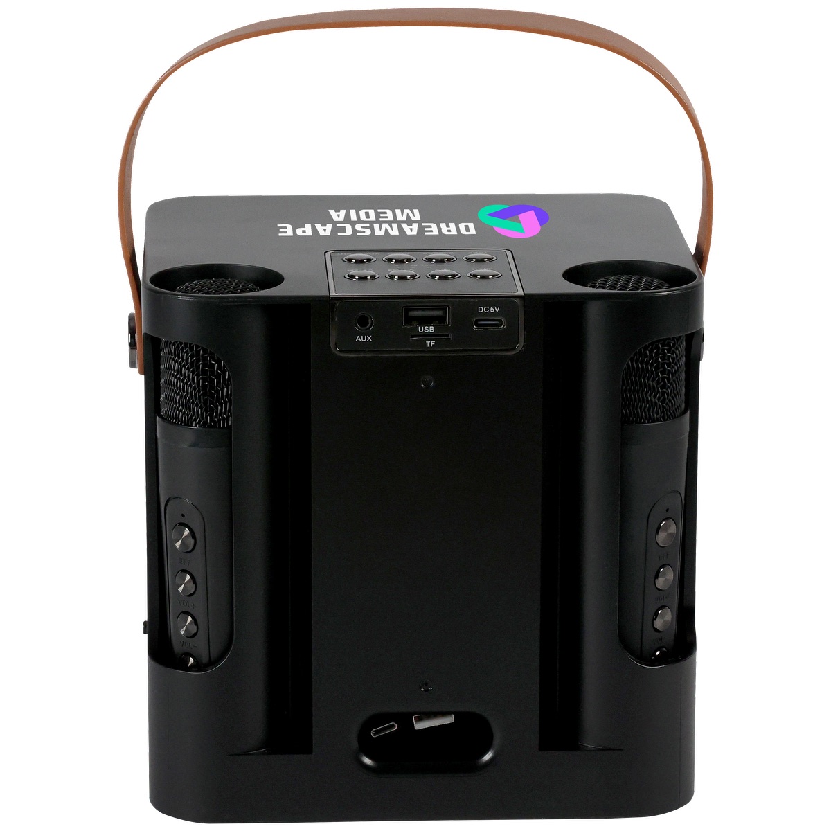 15W Karaoke Wireless Speaker with 2 Mics - EL230 Black
