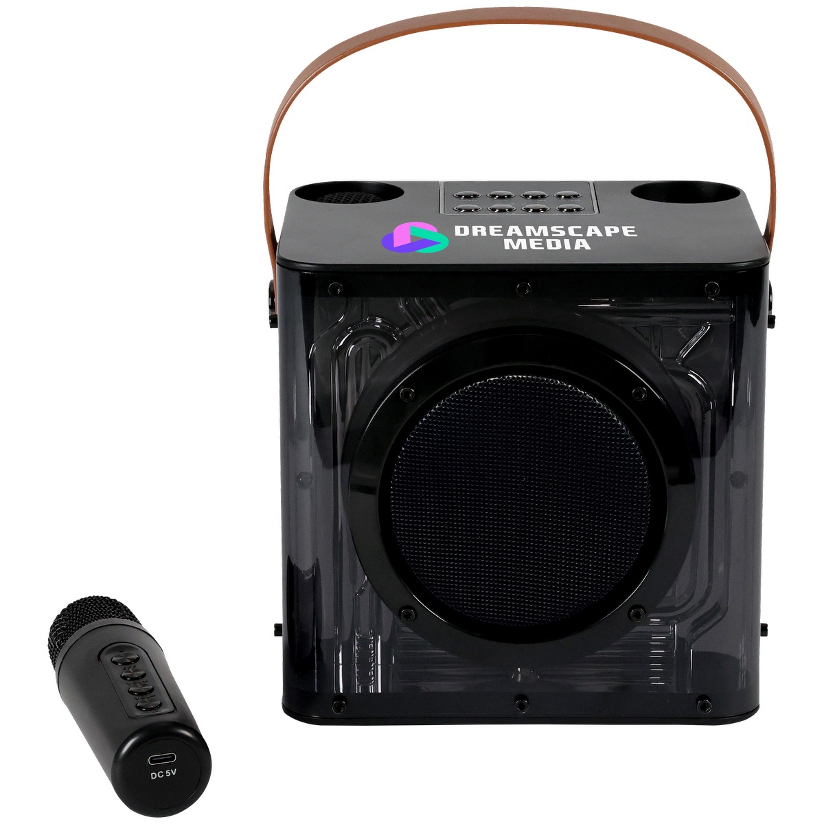15W Karaoke Wireless Speaker with 2 Mics - EL230 Black
