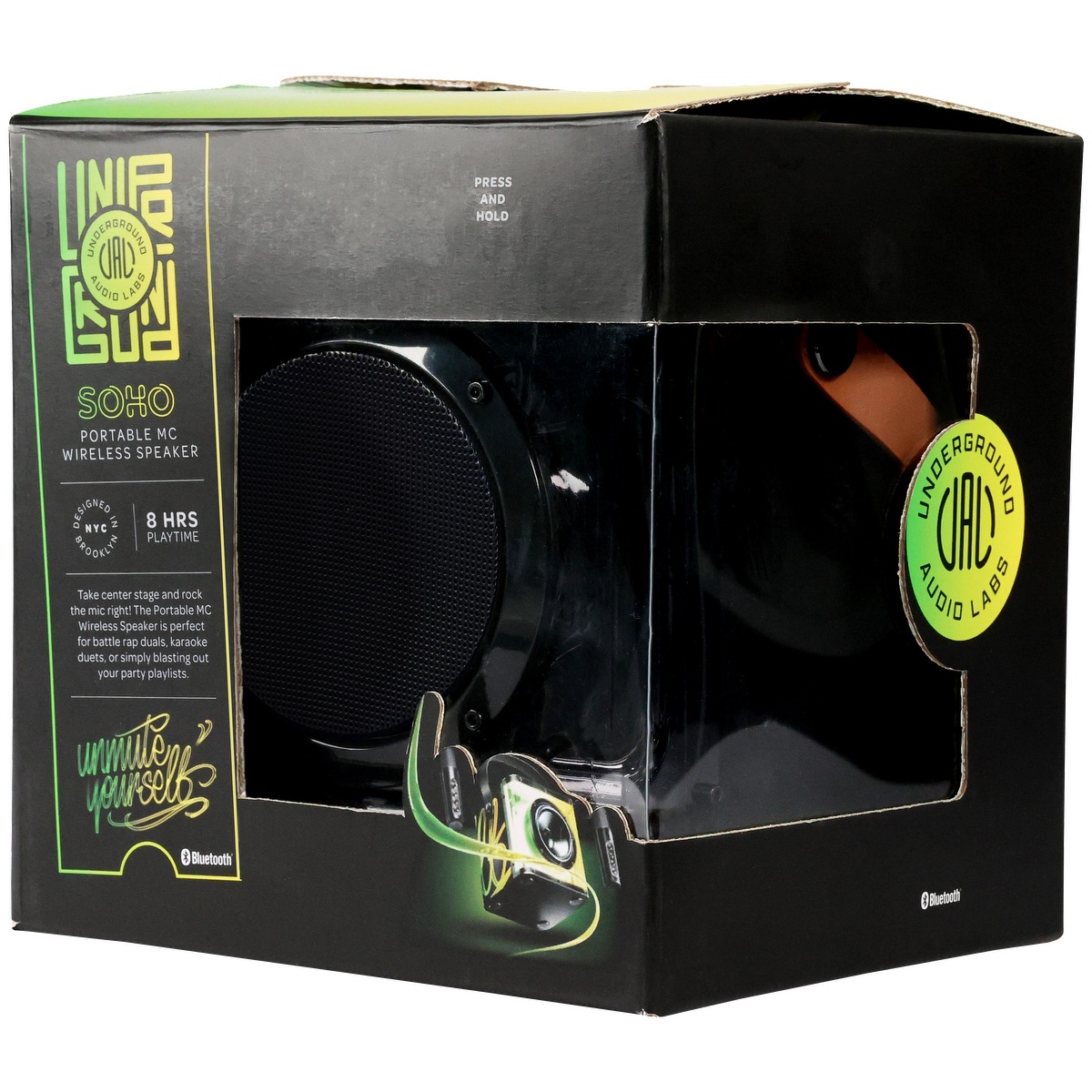 15W Karaoke Wireless Speaker with 2 Mics - EL230 Black