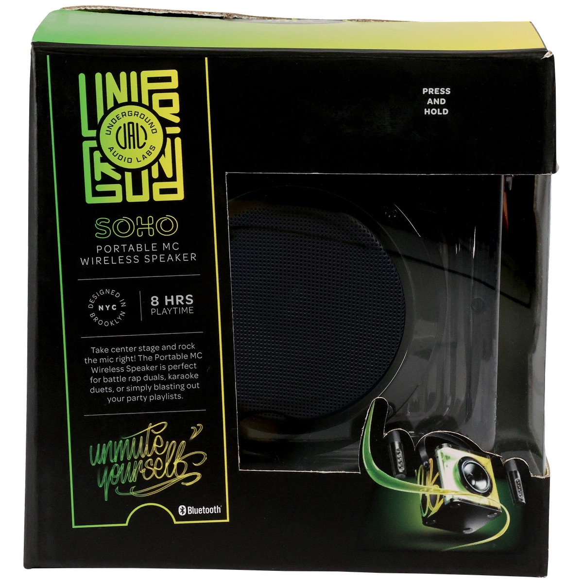 15W Karaoke Wireless Speaker with 2 Mics - EL230 Black