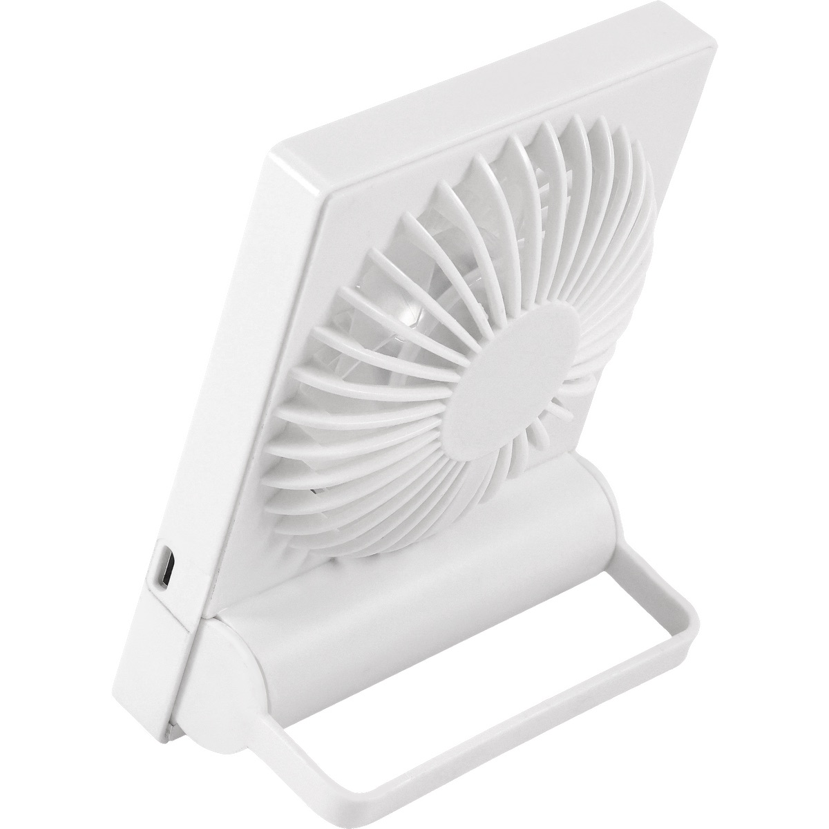 Rechargeable Slim Desktop 3-Speed fan - EL234 White