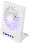 Rechargeable Slim Desktop 3-Speed fan - EL234 white