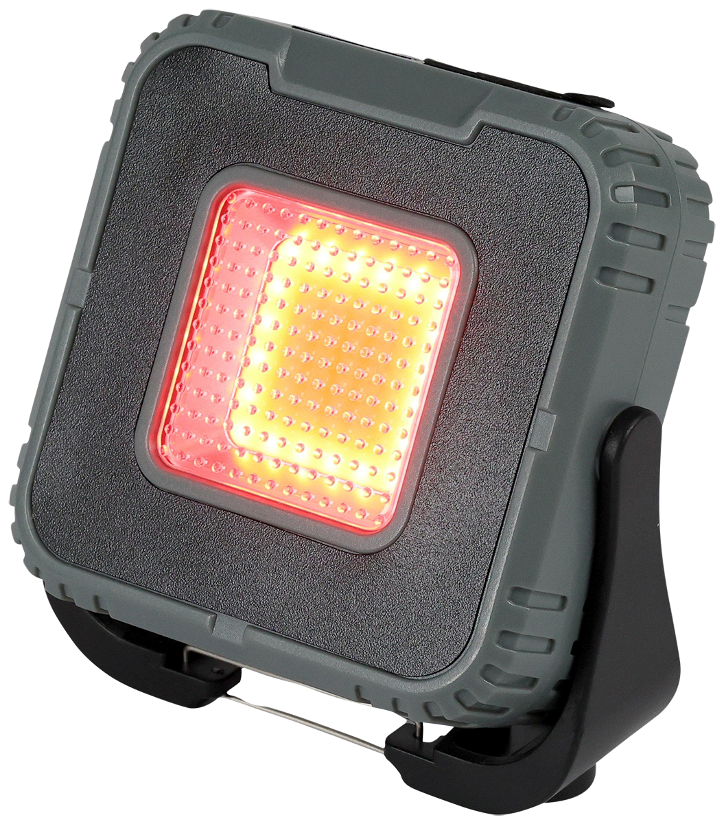 10W COB & LED RECHARGEABLE WORKLIGHT - FL216 red
