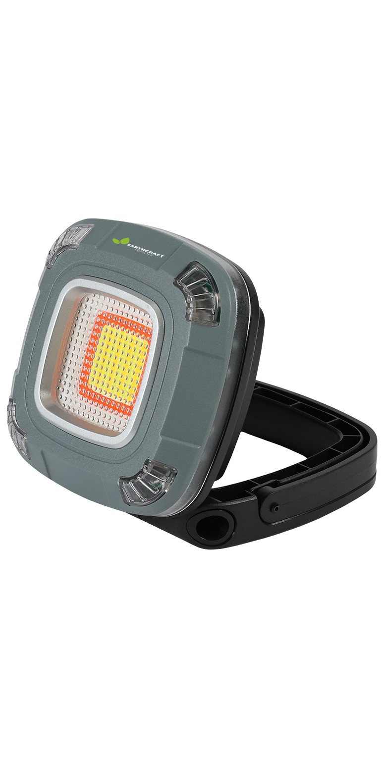 20W COB & LED RECHARGEABLE WORKLIGHT - FL218 Gray