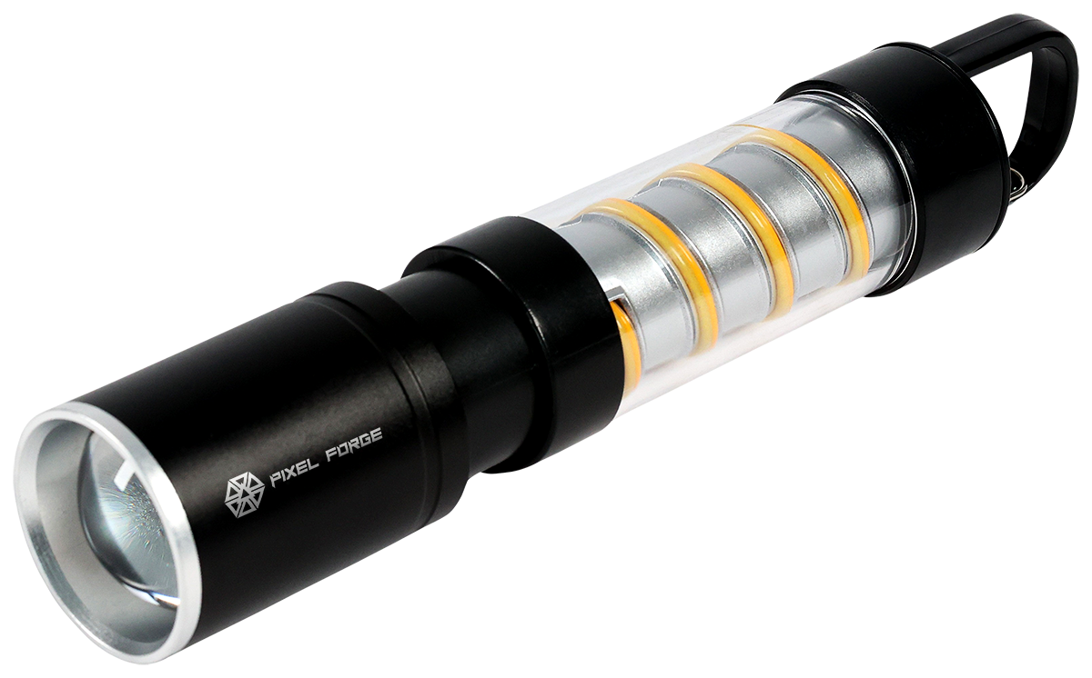 Rechargeable Lantern/Flashlight - FL219 Black