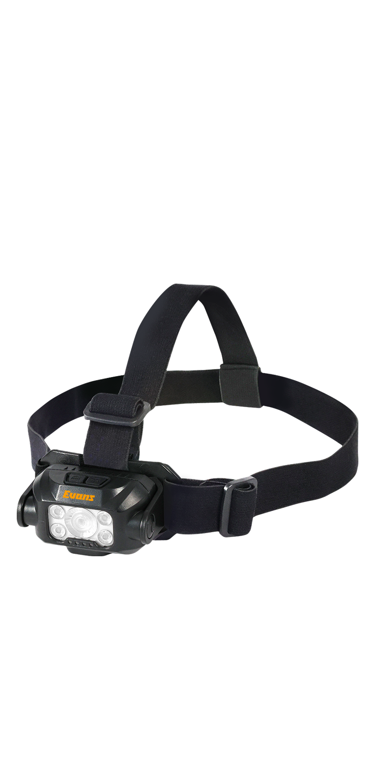 Rechargeable 600 Lumens Headlight - FL220 Black