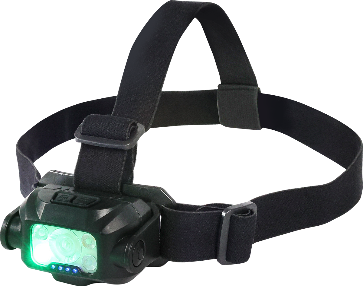 Rechargeable 600 Lumens Headlight - FL220 green