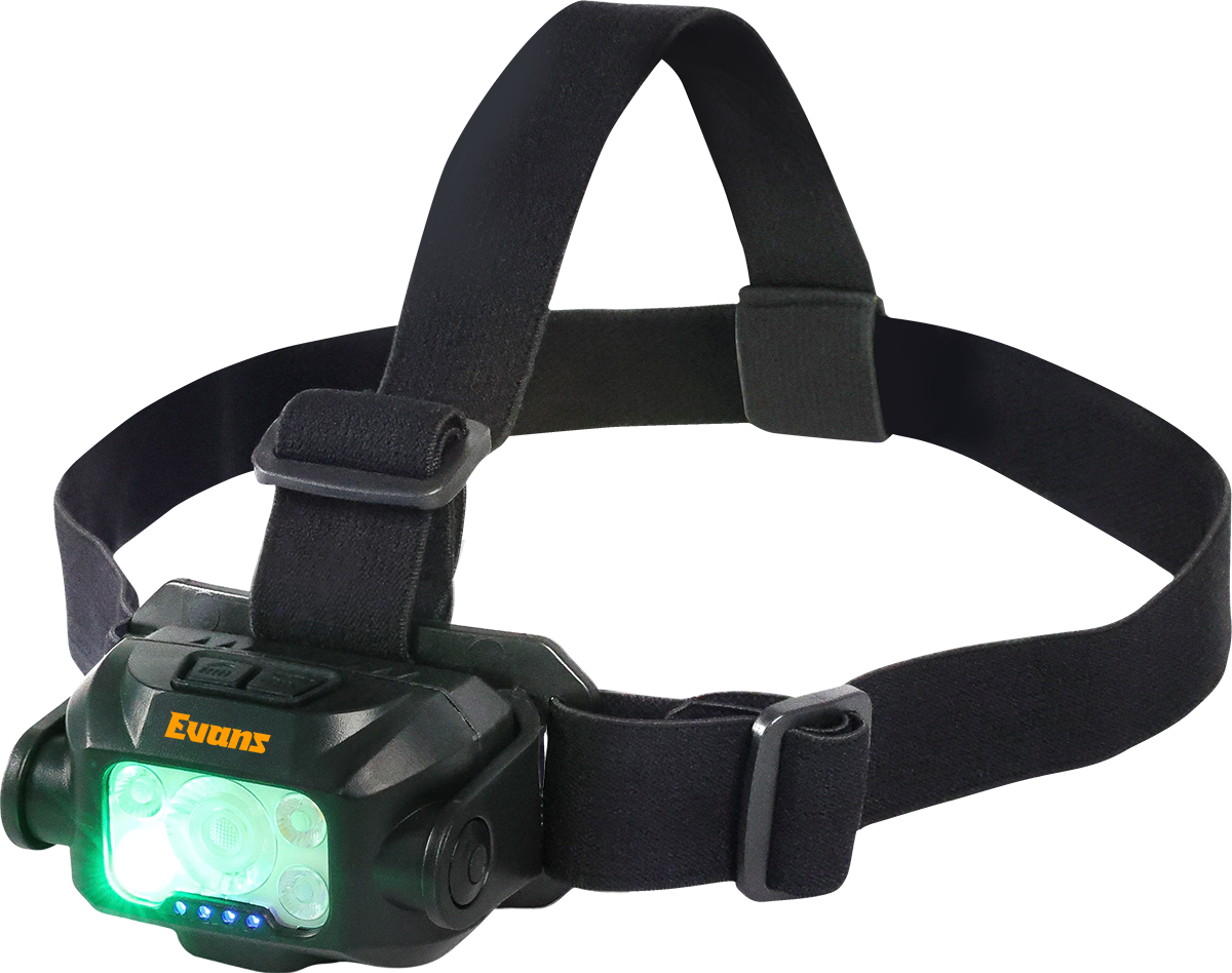 Rechargeable 600 Lumens Headlight - FL220 green