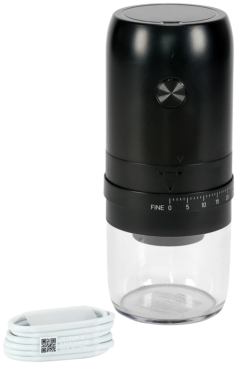 Rechargeable Coffee Grinder - HW58 Black