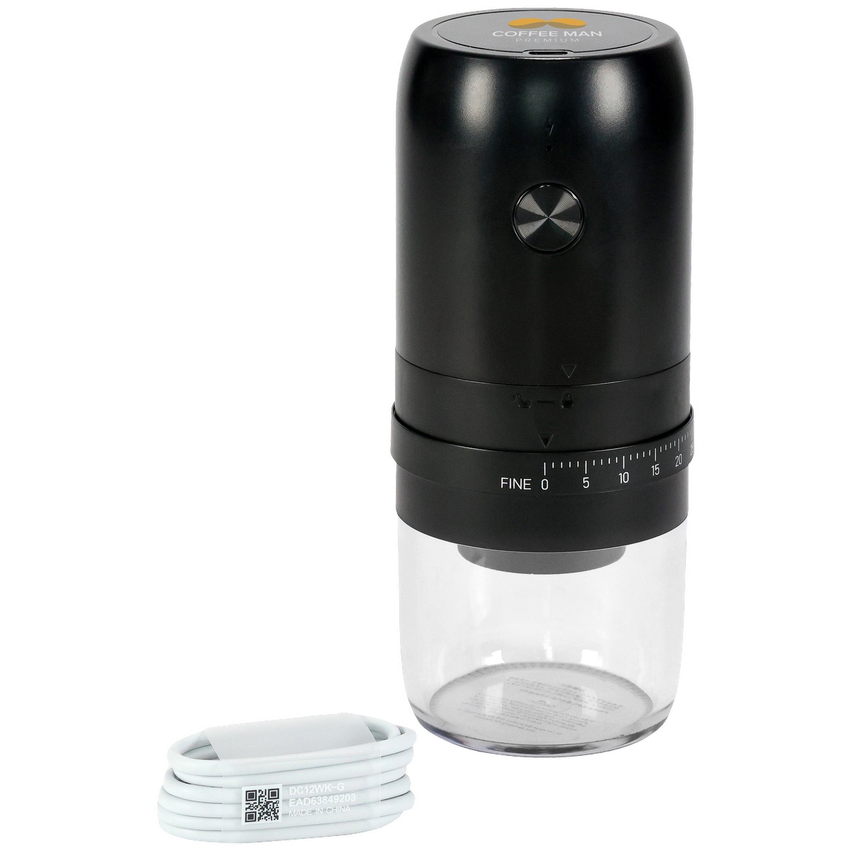 Rechargeable Coffee Grinder - HW58 Black