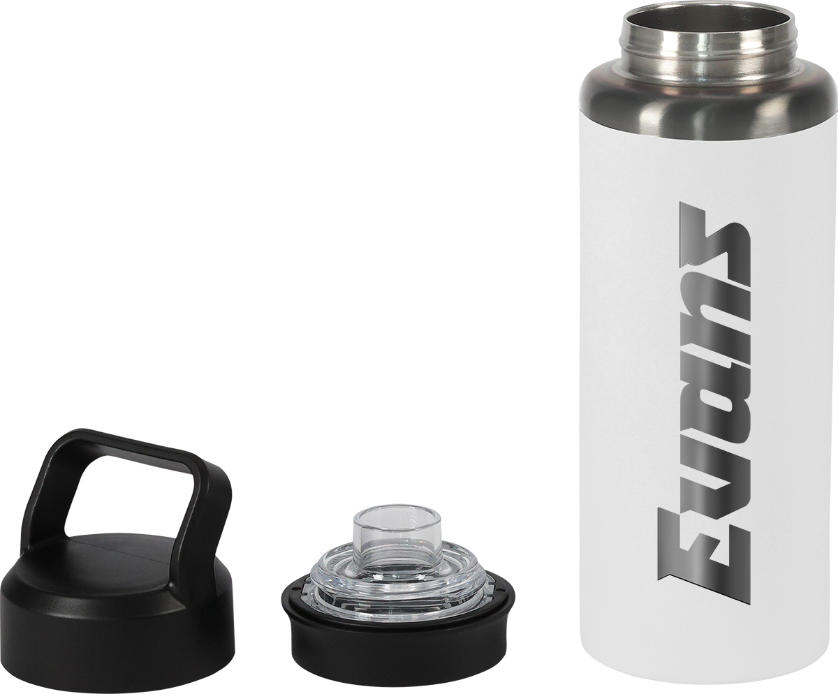 Urban Peak 28oz SS Water Bottle(w/Black Chrome PVD Underlay& - SL188BC white