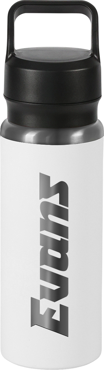 Urban Peak 28oz SS Water Bottle(w/Black Chrome PVD Underlay& - SL188BC white
