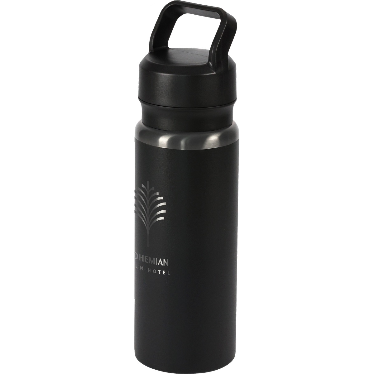 Urban Peak 28oz SS Water Bottle(w/Black Chrome PVD Underlay& - SL188BC White