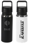 Urban Peak 28oz SS Water Bottle(w/Black Chrome PVD Underlay& - SL188BC White