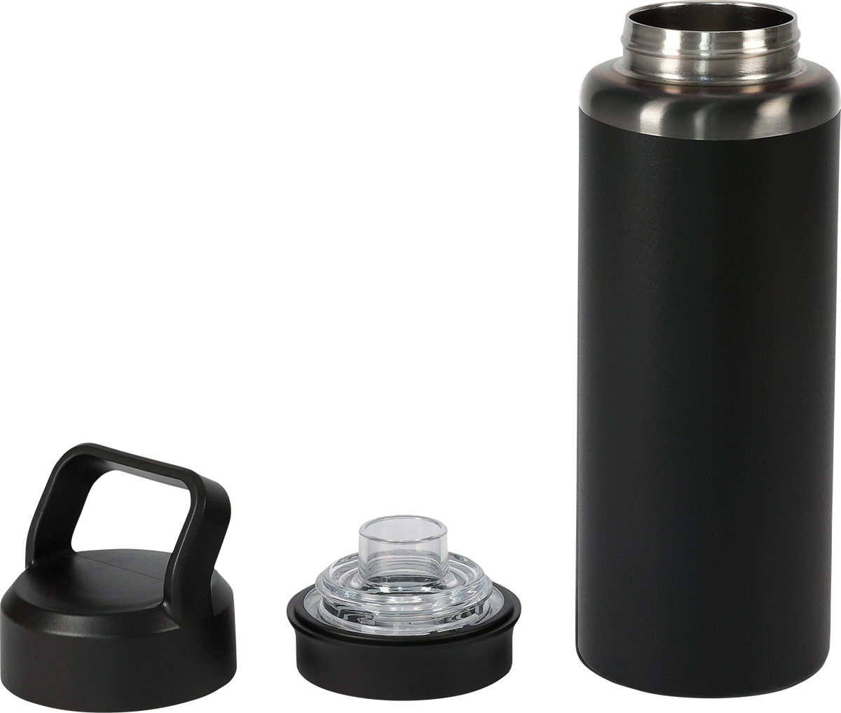 Urban Peak 28oz SS Water Bottle(w/Black Chrome PVD Underlay& - SL188BC black