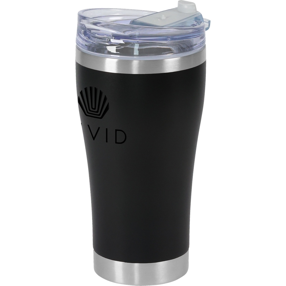 Urban Peak 20oz SS Tumbler (w/Clear Snap Closure Screw-on lid - SL190PR White