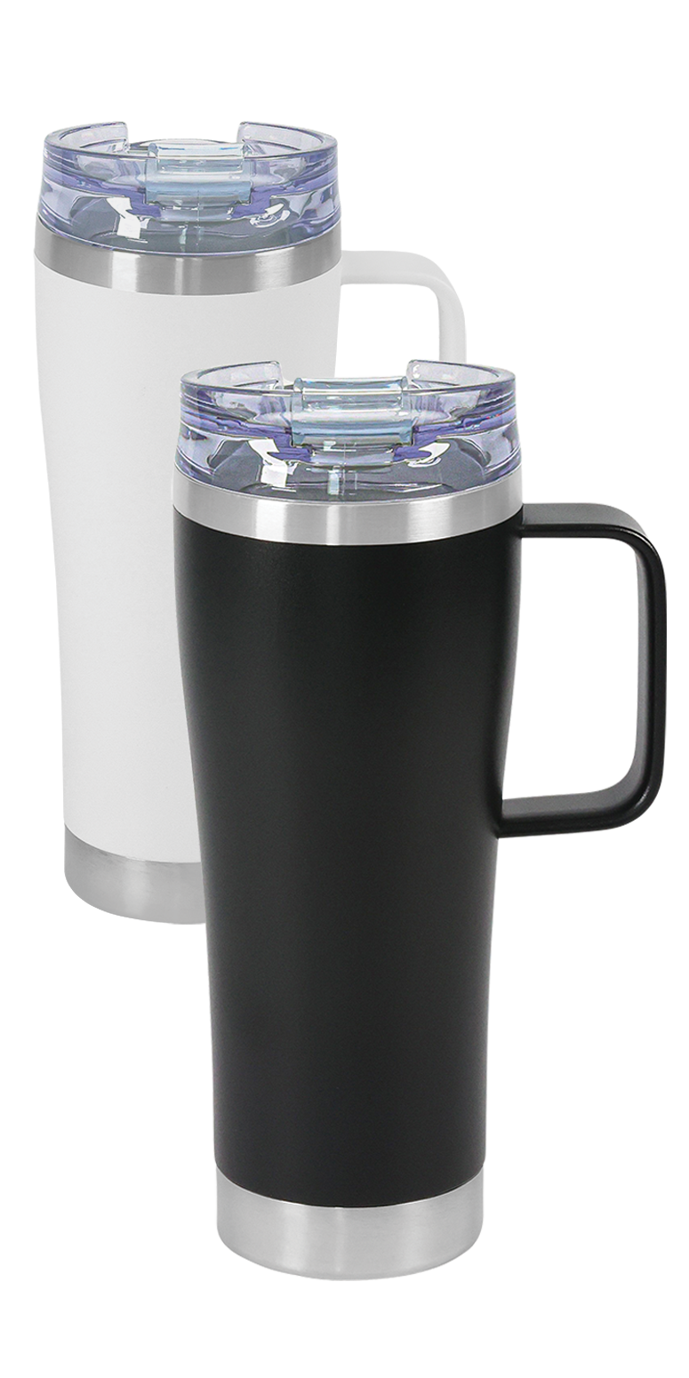 Urban Peak 16oz SS Tumbler (W/Clear Snap Closure Push-on Lid) - SL191PR White