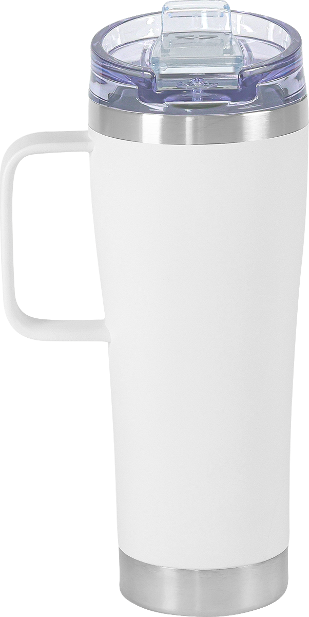 Urban Peak 16oz SS Tumbler (W/Clear Snap Closure Push-on Lid) - SL191PR white