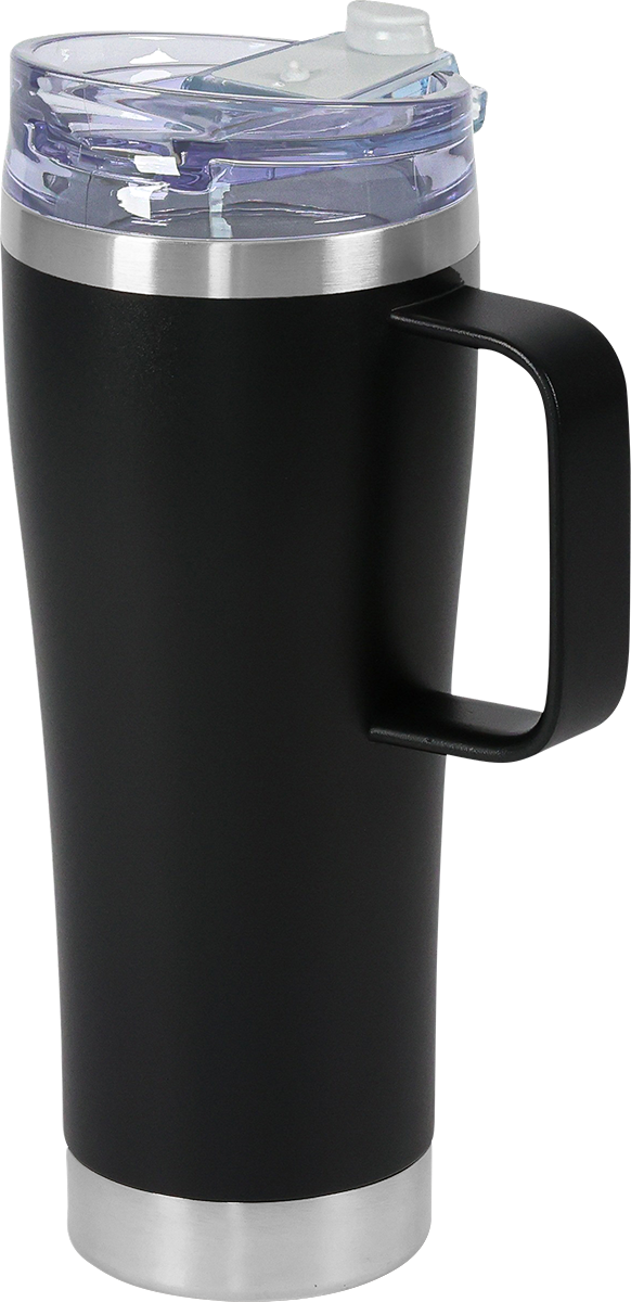 Urban Peak 16oz SS Tumbler (W/Clear Snap Closure Push-on Lid) - SL191PR black