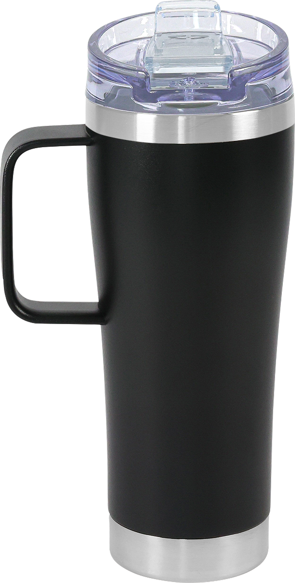 Urban Peak 16oz SS Tumbler (W/Clear Snap Closure Push-on Lid) - SL191PR black