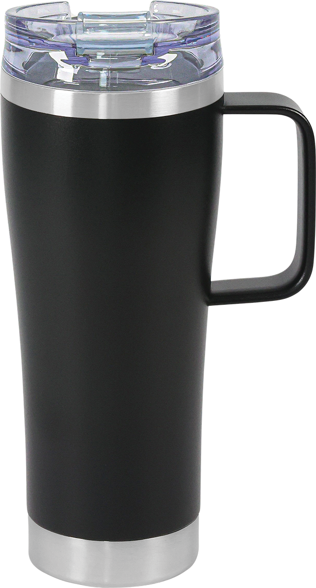 Urban Peak 16oz SS Tumbler (W/Clear Snap Closure Push-on Lid) - SL191PR black
