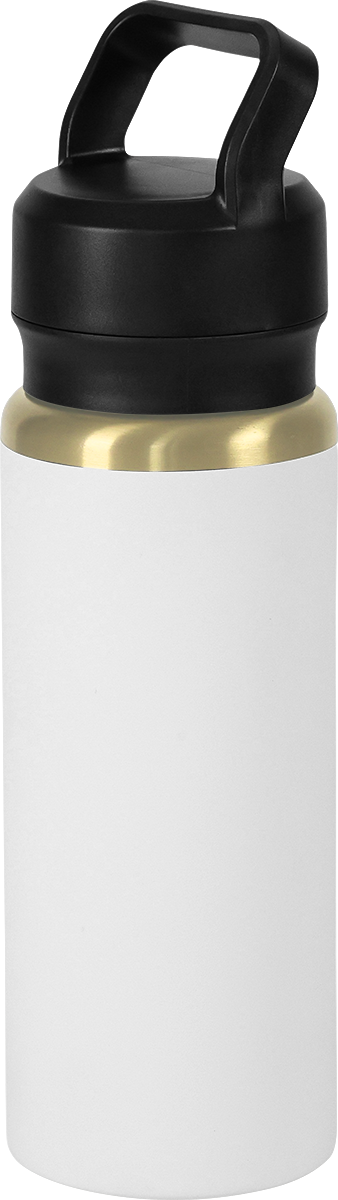 Urban Peak 28oz Urban Peak® Dual Top Gold Water Bottle - SL188GP white