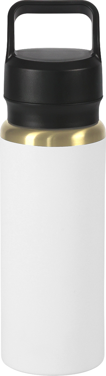 Urban Peak 28oz Urban Peak® Dual Top Gold Water Bottle - SL188GP white