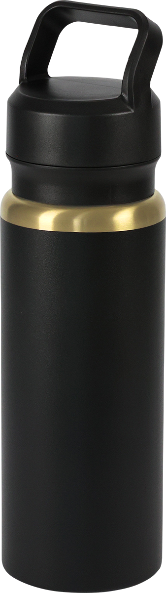Urban Peak 28oz Urban Peak® Dual Top Gold Water Bottle - SL188GP black