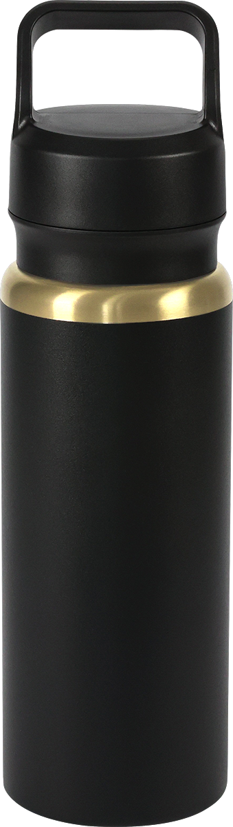 Urban Peak 28oz Urban Peak® Dual Top Gold Water Bottle - SL188GP black