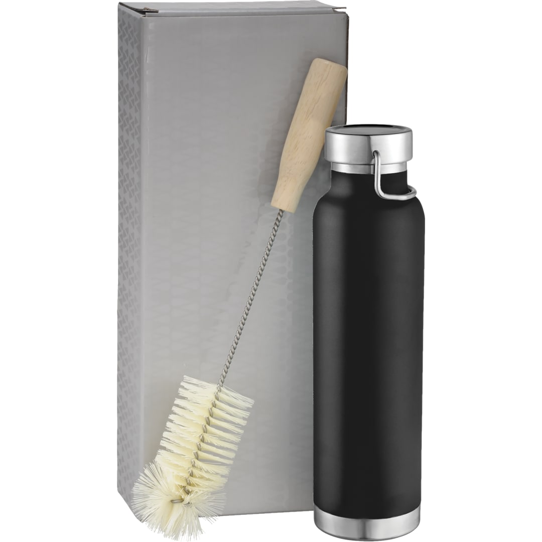 Welly Thor Copper Vacuum Bottle with Brush 22oz - 1626-21