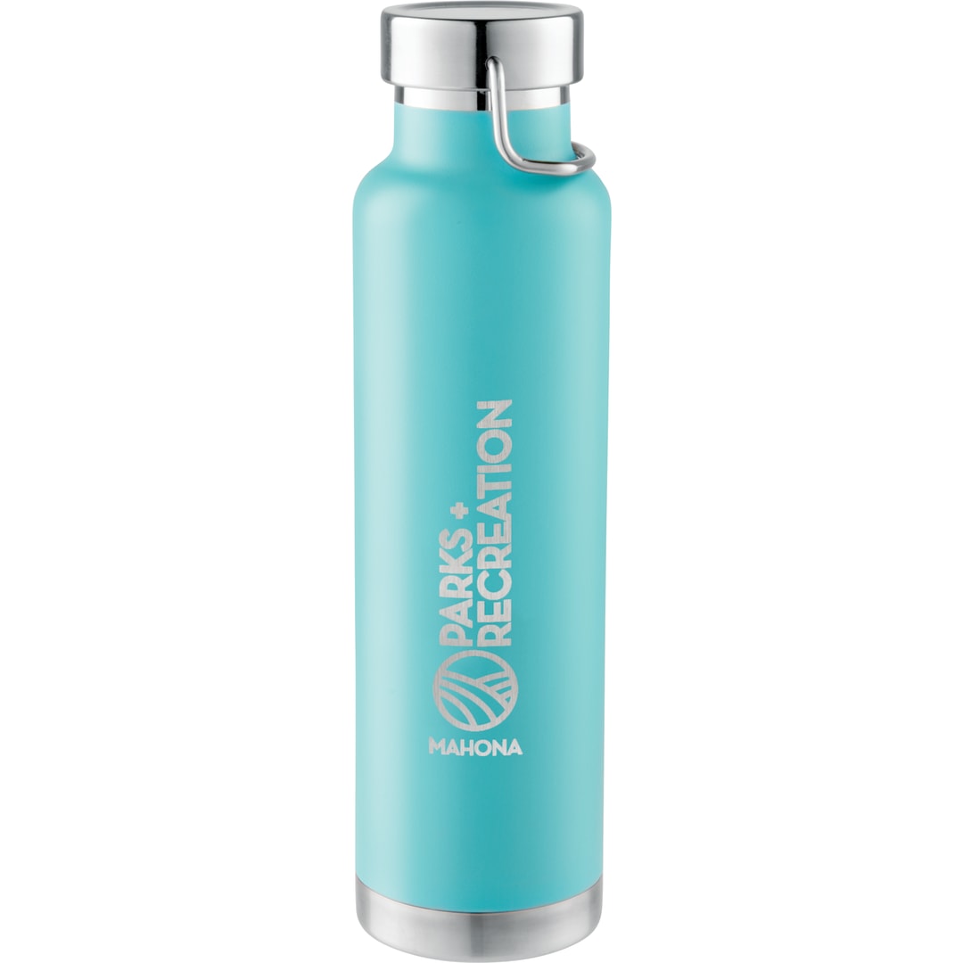 Thor Copper Vacuum Bottle with Brush 22oz - 1626-21 Green