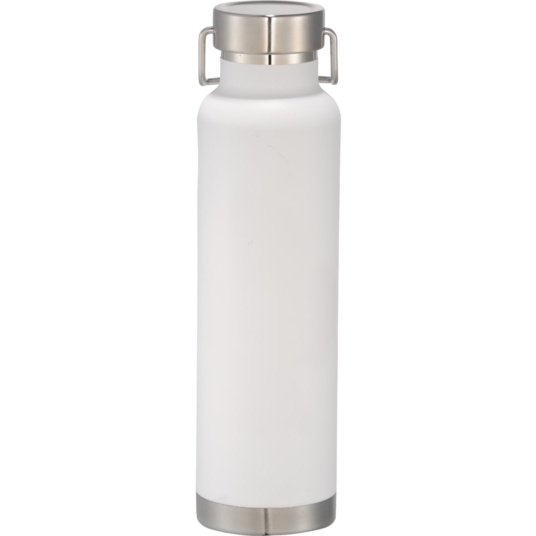 Thor Copper Vacuum Bottle with Brush 22oz - 1626-21 White