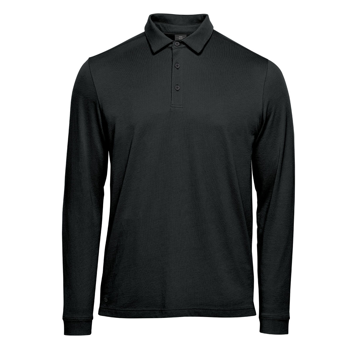 Stormtech Stormtech Men's Nevada L/S Micro Pique Polo - PLX-1M BLACK