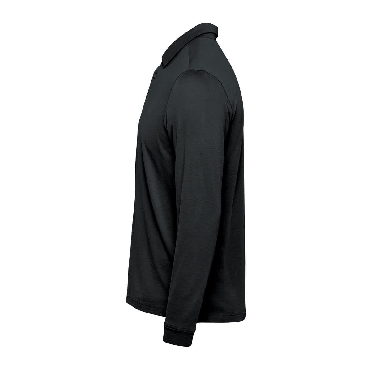 Stormtech Stormtech Men's Nevada L/S Micro Pique Polo - PLX-1M BLACK