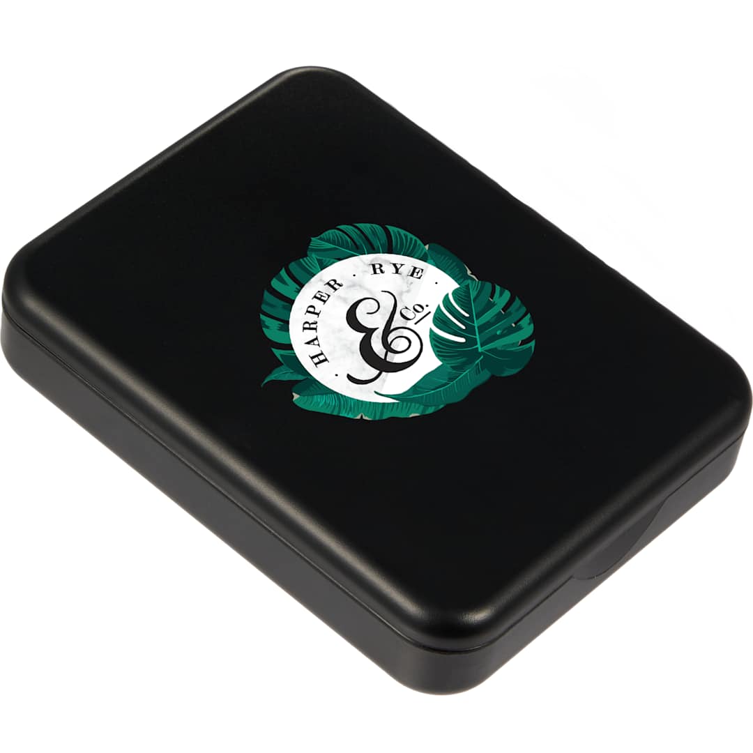 Rechargeable 100% RABS LED Compact Mirror - SM-1409 Black