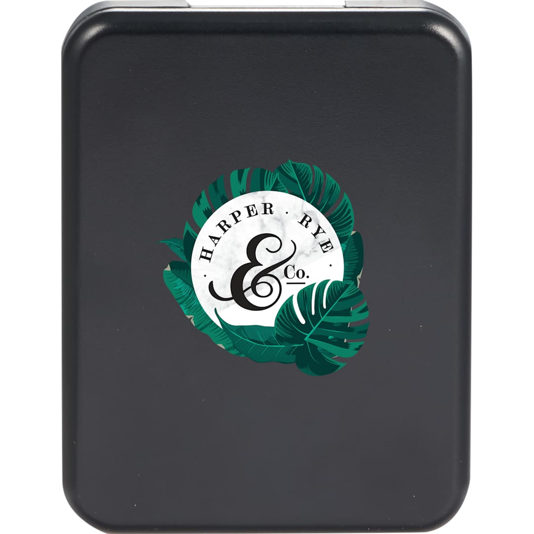 Rechargeable 100% RABS LED Compact Mirror - SM-1409 Black
