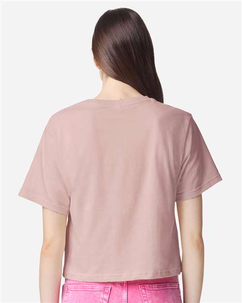 American Apparel Women's Fine Jersey Boxy Tee - 102 - 102A Blush