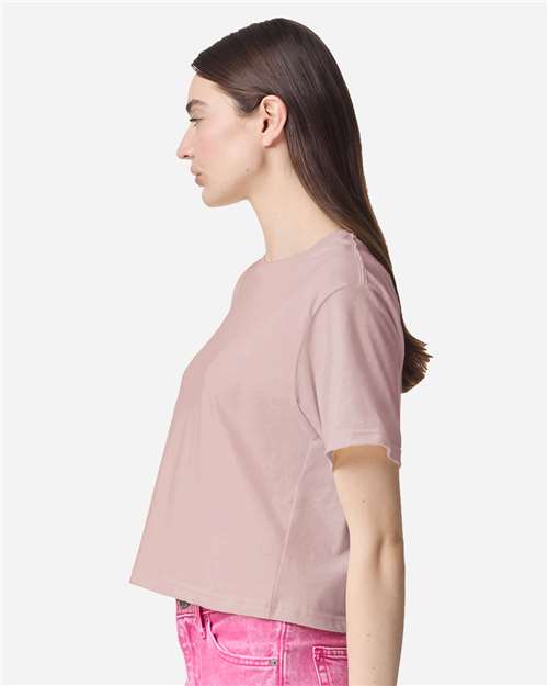 American Apparel Women's Fine Jersey Boxy Tee - 102 - 102A Blush
