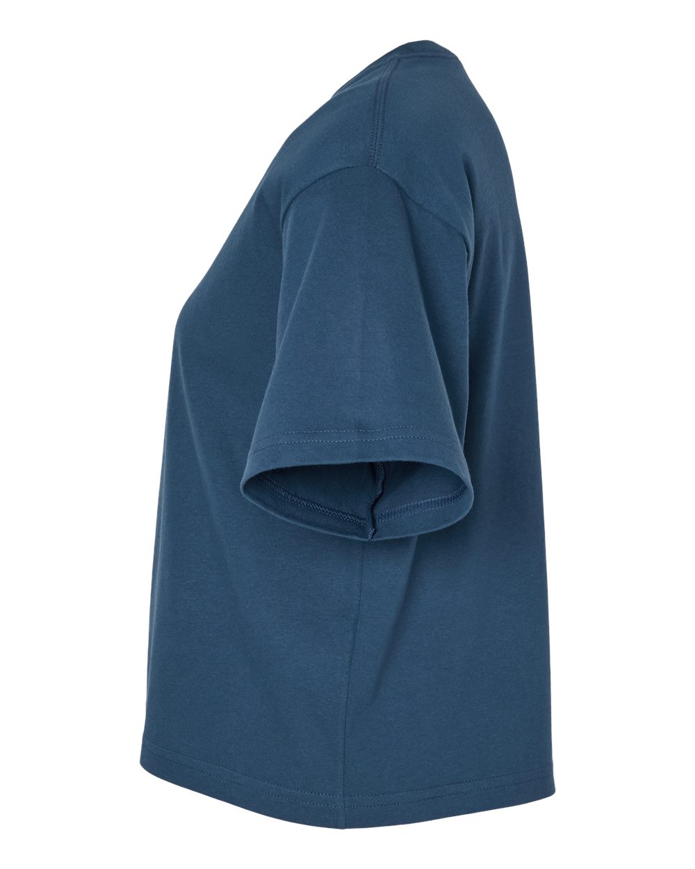 American Apparel Women's Fine Jersey Boxy Tee - 102 - 102A Sea Blue