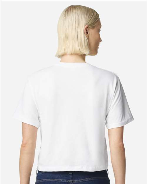 American Apparel Women's Fine Jersey Boxy Tee - 102 - 102A White